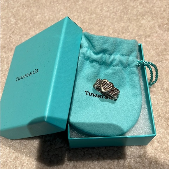 Tiffany & Co. Silver Ring Luxurious Jewelry